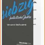 Ausgezeichnet 70 Geburtstag Einladung Vorlage