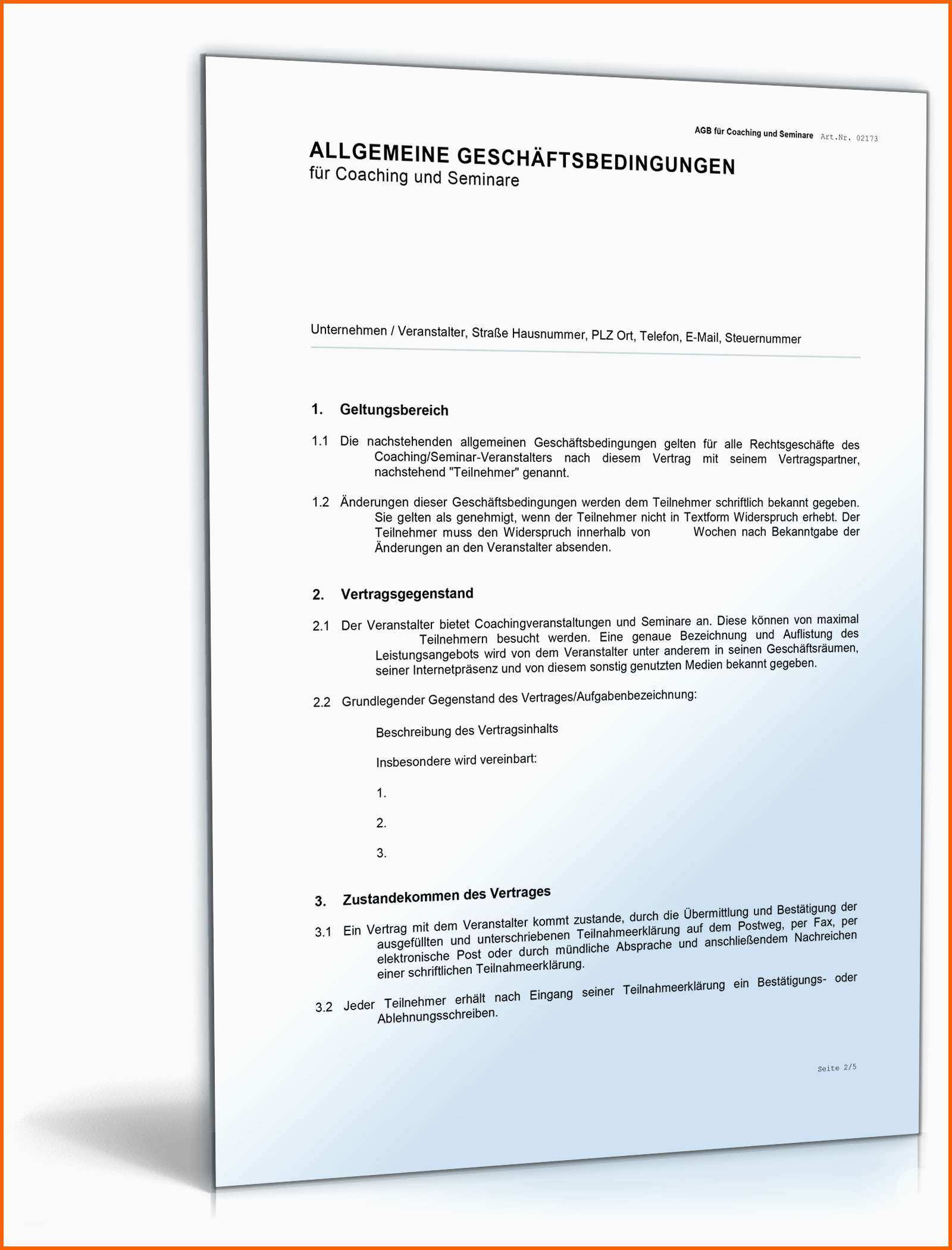 Ausgezeichnet Agb Coaching & Seminare