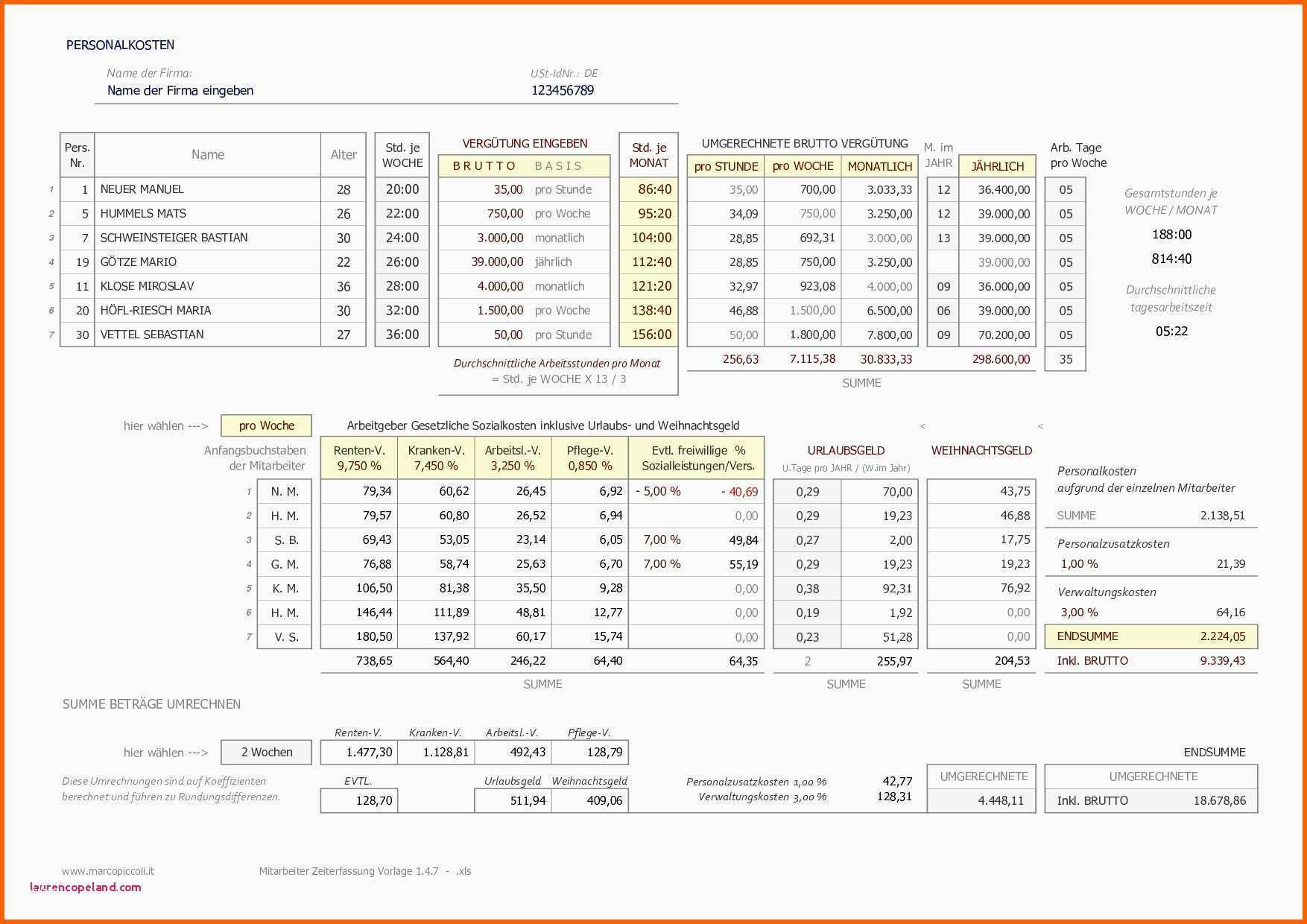 Ausgezeichnet Arbeitsplan Vorlage Excel 15 Vorlage R R Quittung