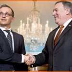 Ausgezeichnet Außenminister Heiko Maas Vor Besuch Seines Us Amtskollegen