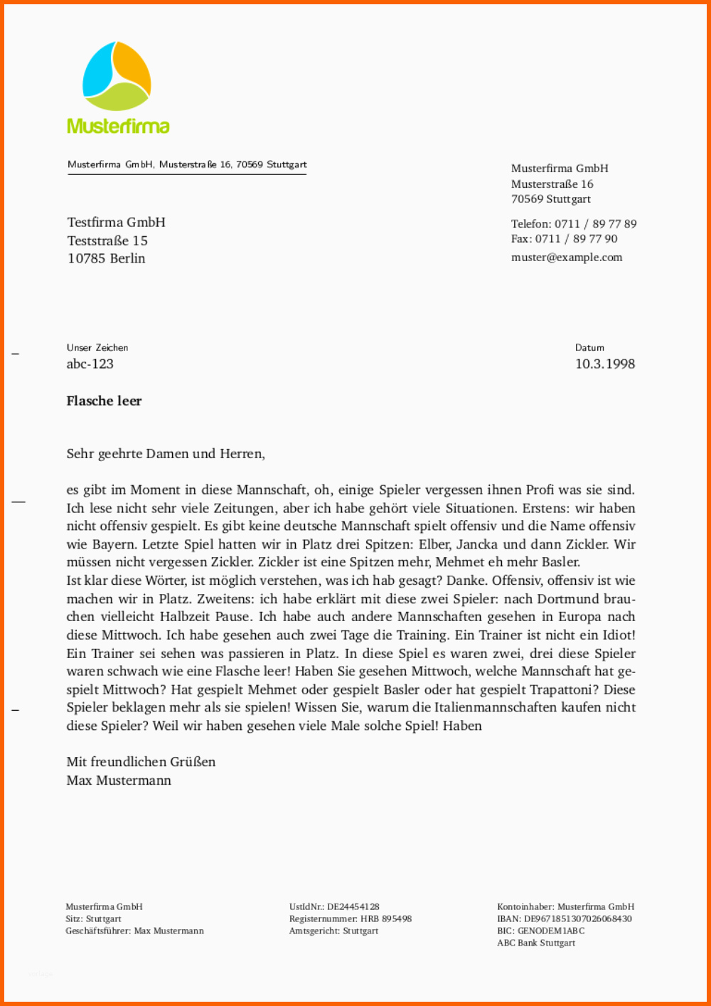 Ausgezeichnet Best 25 Geschäftsbrief Vorlage Ideas On Pinterest
