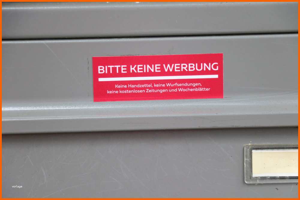 Ausgezeichnet Bitte Keine Werbung Kostenlose Aufkleber Als Vorlage Zum