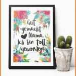 Ausgezeichnet Diy Muttertagskarte Gut Gemacht Mama Free