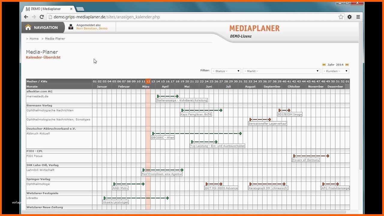 Ausgezeichnet Grips Mediaplaner Video Tutorial