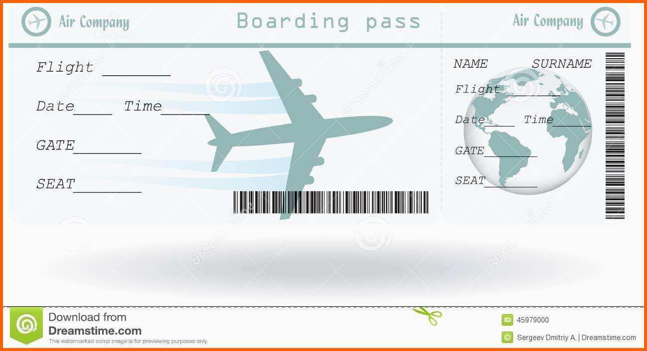 Ausgezeichnet Gutschein Flugticket Vorlage Luxus Variante De Billet D