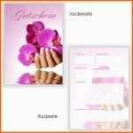 Ausgezeichnet Gutschein orchidee Nagelstudio Gp103