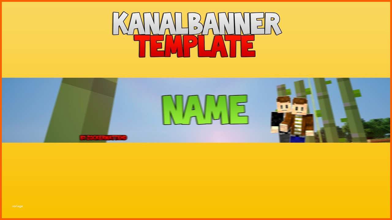 Ausgezeichnet Kanal Banner Template V 1