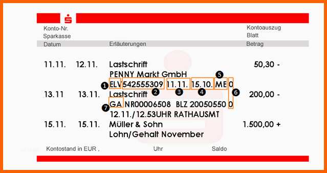 Ausgezeichnet Kontoauszug – Was Gibt Es Zu Beachten