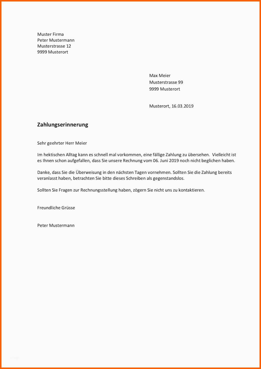 Ausgezeichnet Mahnung Vorlage Schweiz Word
