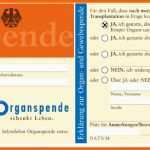 Ausgezeichnet organspendeausweis Pdf Vorlage Download Chip
