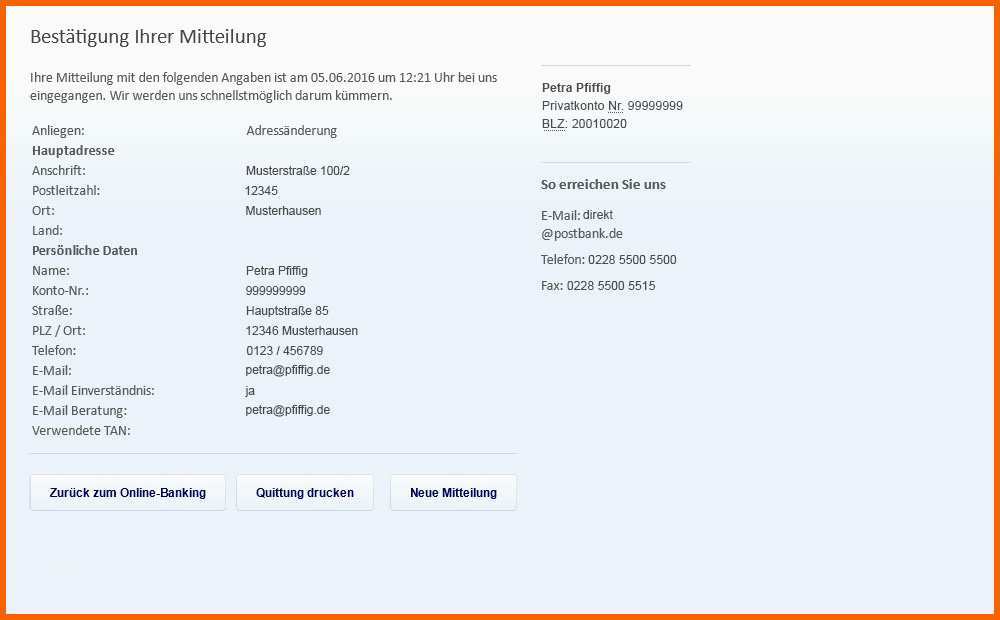 Ausgezeichnet Postbank Kündigen Vorlage Widerruf Versicherung Vorlage