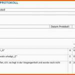 Ausgezeichnet Protokollvorlage Für Word &amp; Excel Download