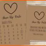 Ausgezeichnet Save the Date Karte Kalenderblatt