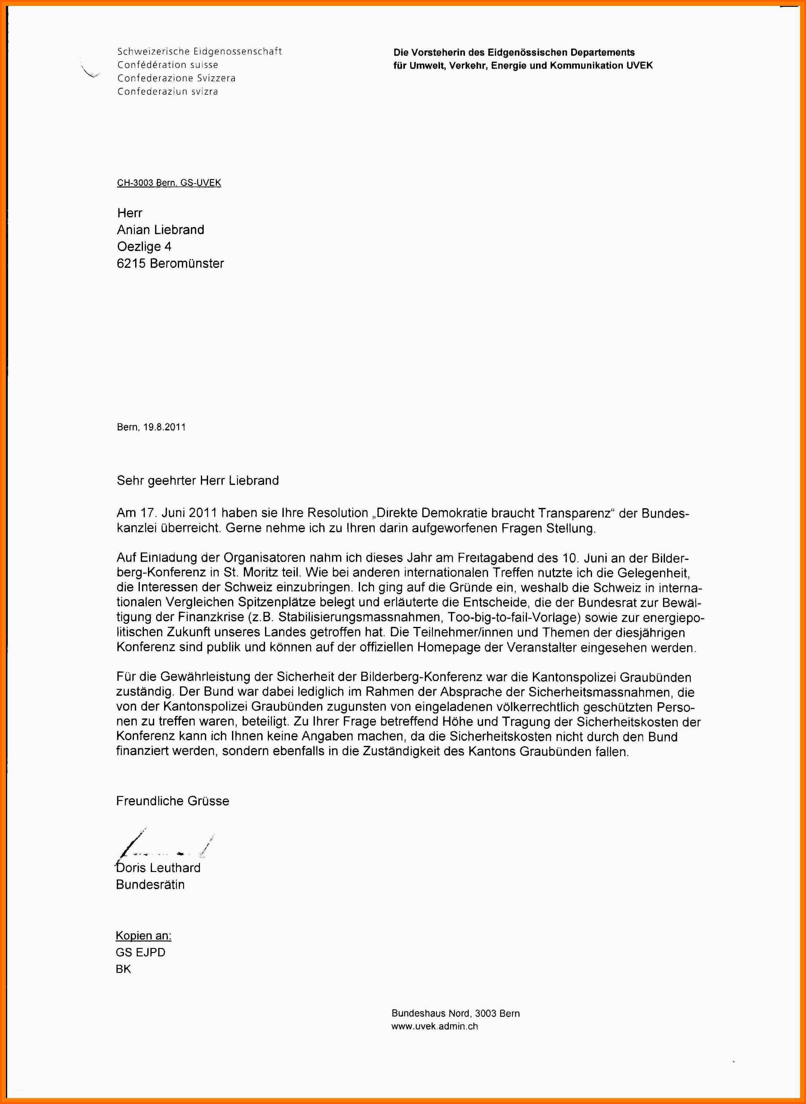 Ausgezeichnet Vorlage formeller Brief