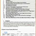 Ausgezeichnet Vorlage Maschinenrichtlinie Pdf