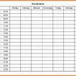 Ausnahmsweise 10 Stundenplan Vorlage Openoffice