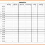 Ausnahmsweise 10 Stundenplan Vorlage Openoffice