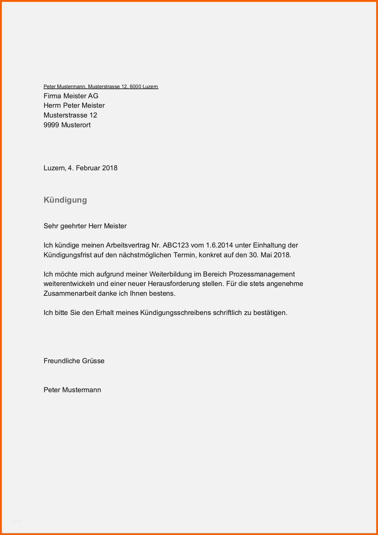 Ausnahmsweise 17 Kündigung Ausbildung Schreiben