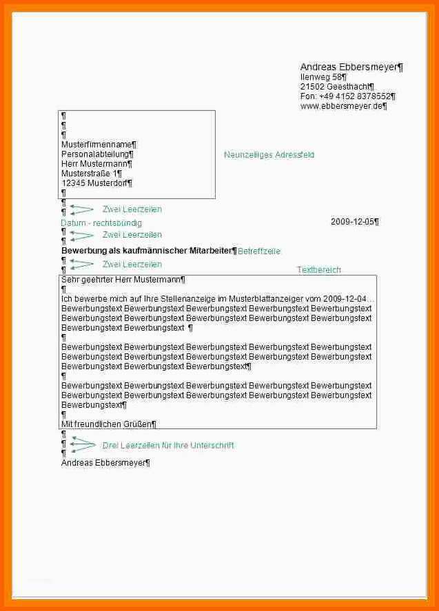 Ausnahmsweise 19 Din Vorlage Word Offizieller Brief