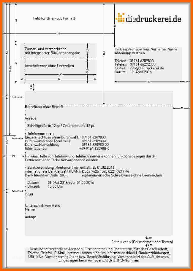 Ausnahmsweise 20 Din 5008 Privatbrief Vorlage
