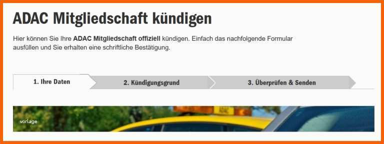 Ausnahmsweise Adac Kündigen Kostenlose Vorlage Zum Download