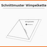 Ausnahmsweise Einfache Wimpelkette Nähen Anleitung Und Gratis Schnitt