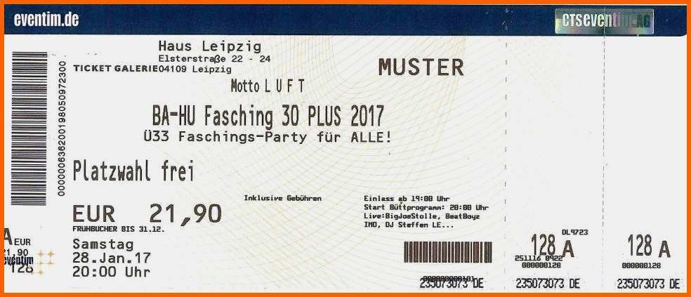 Ausnahmsweise Eintrittskarte Vorlage Inspiration eventim Tickets Hakremer