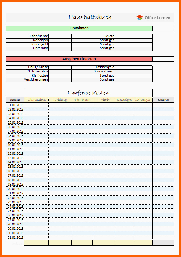 Ausnahmsweise Excel Haushaltsbuch Vorlage Papacfo