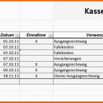 Ausnahmsweise Kassenbuch Excel Vorlagen Shop