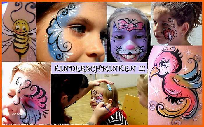 Ausnahmsweise Kinder Schminken Prinzessin Kinderschminken Fee Vorlage