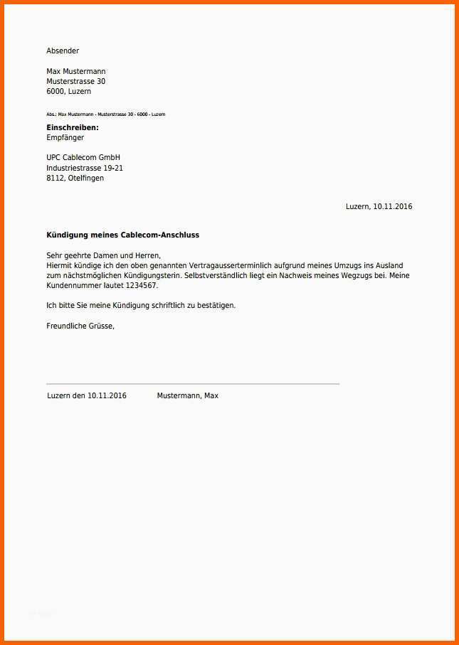 Ausnahmsweise Kündigung Otelo Vertrag Vorlage – Kostenlos Vorlagen