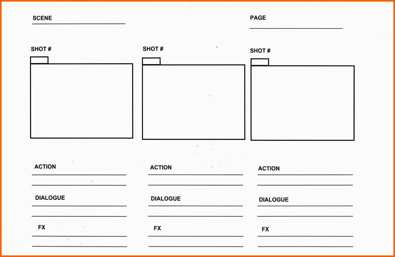 Ausnahmsweise Lovely Graph Movie Storyboard Template Word