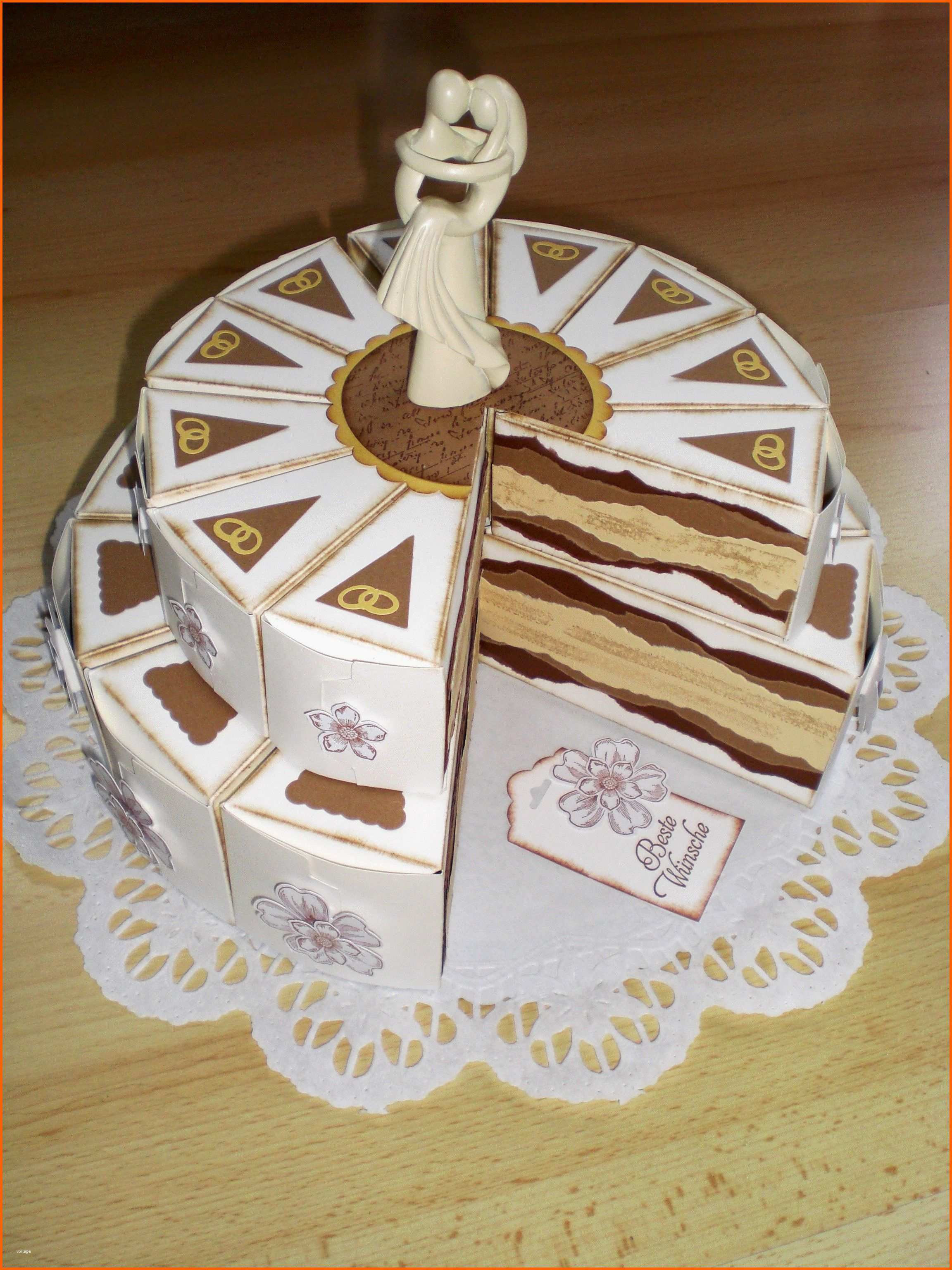Ausnahmsweise Papier Hochzeitstorte Papiertorte Wedding Paper Cake