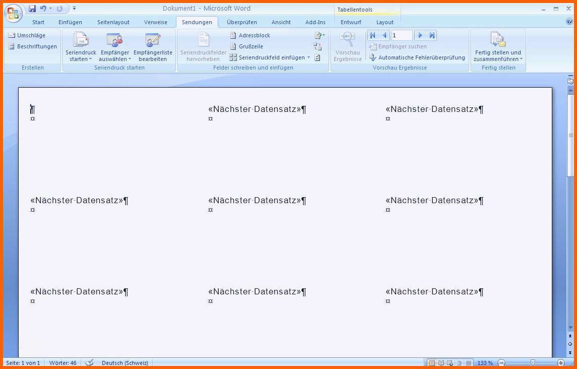 Ausnahmsweise Serienbrief Vorlage Schön Excel Datenbank Vorlage Dann