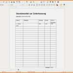 Ausnahmsweise Stundenzettel Excel Vorlage Kostenlos Das Beste Von