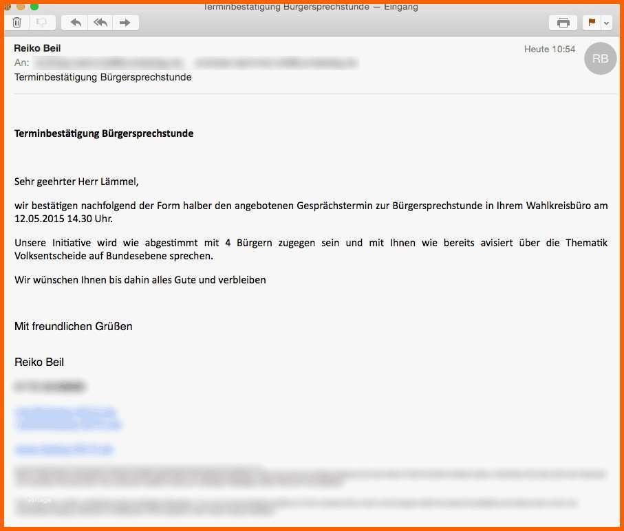 Ausnahmsweise Vorlage E Mail Erstaunlich Niedlich Terminbestätigung E