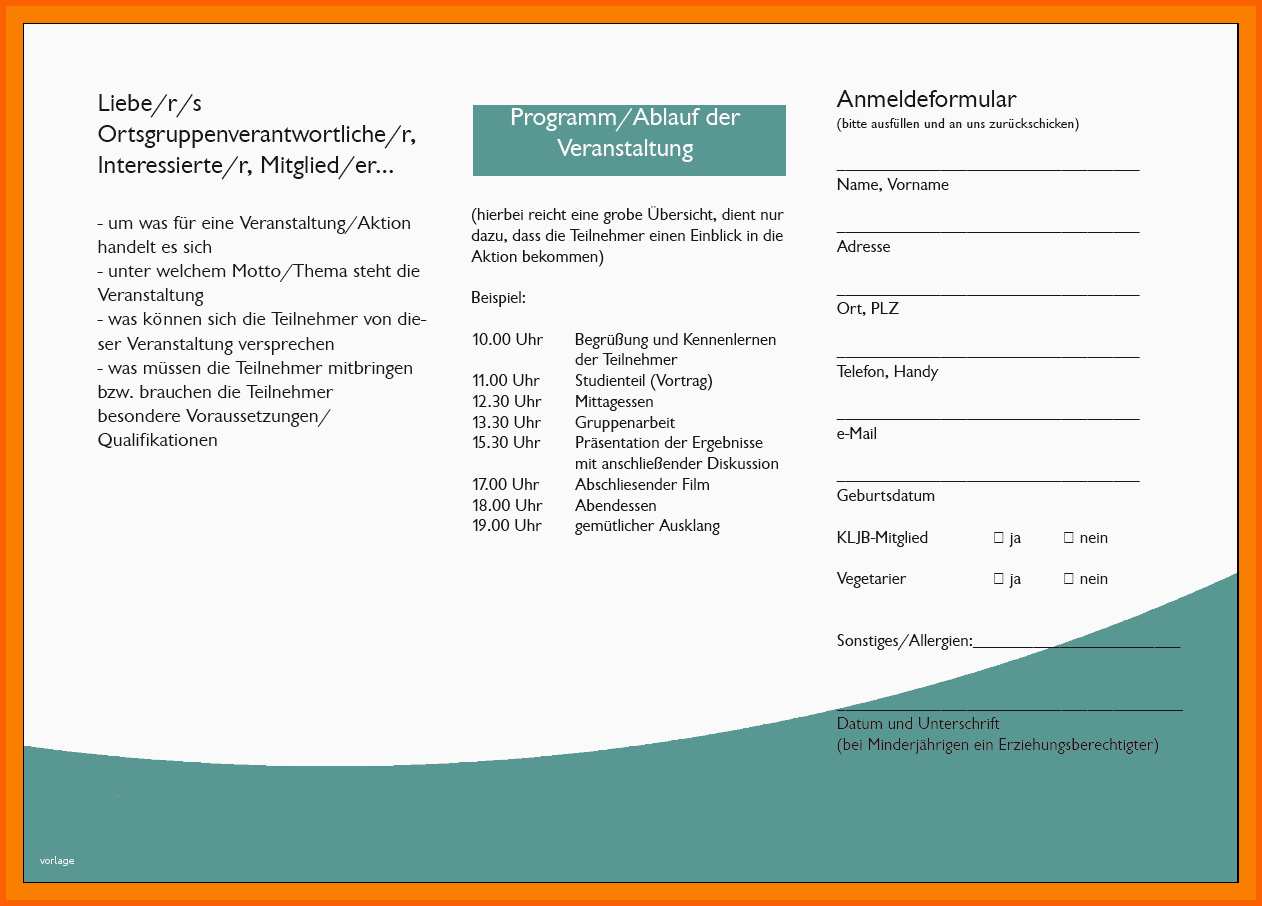 Ausnahmsweise Vorlage Flyer Word