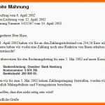 Beeindruckend 1 Mahnung Schreiben Muster Kostenlos Designzweite Mahnung