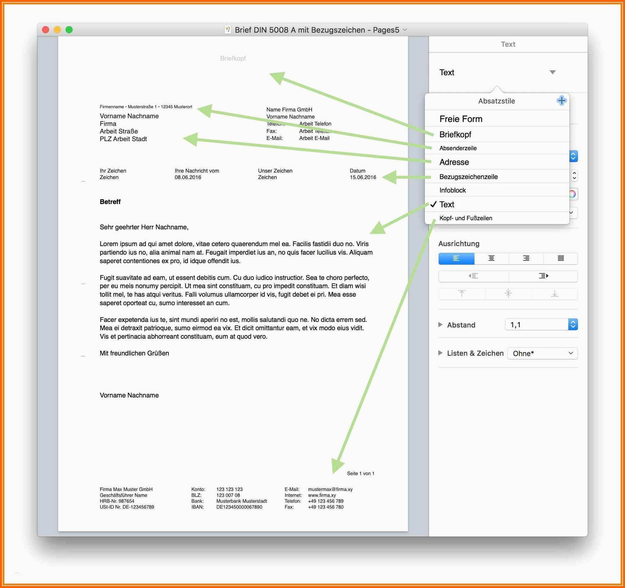 Beeindruckend 13 Briefbogen Vorlage Indesign