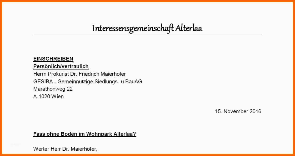 Beeindruckend 15 Persönlich Vertraulich Brief