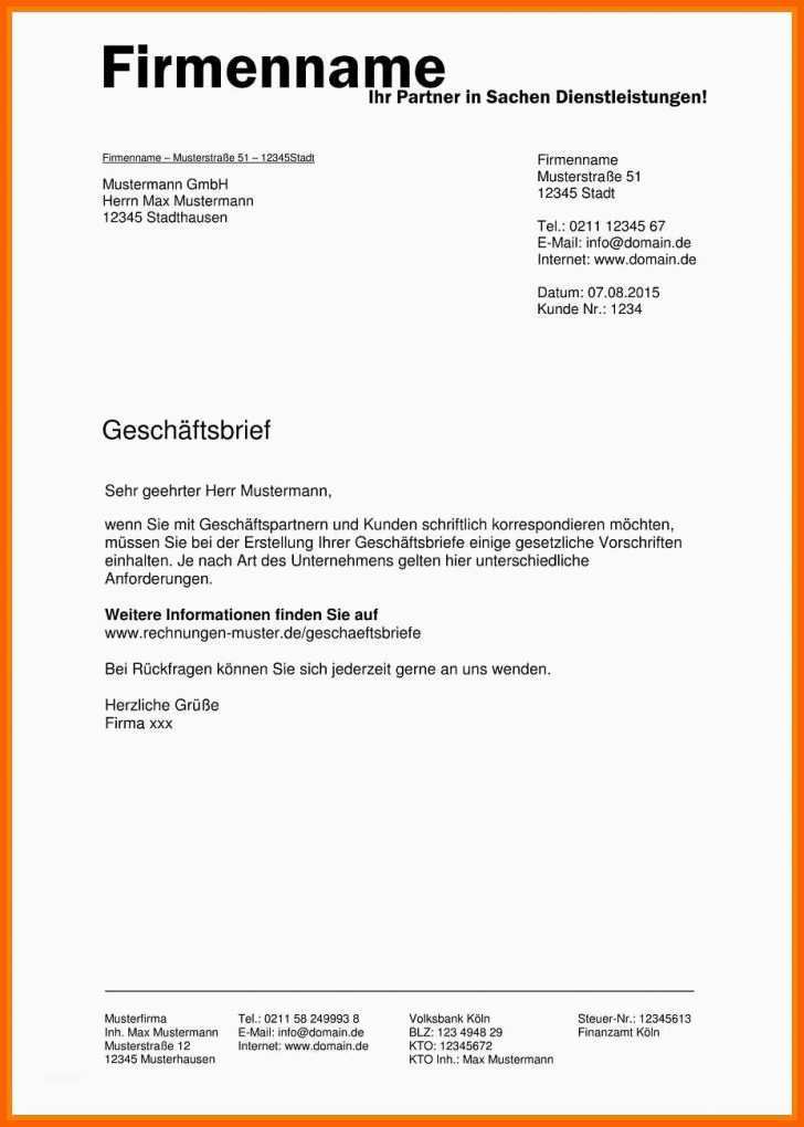 Beeindruckend 20 Muster Geschäftsbrief Din 5008