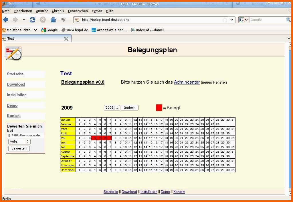 Beeindruckend Belegungsplan Excel Vorlage Kostenlos – Gehen