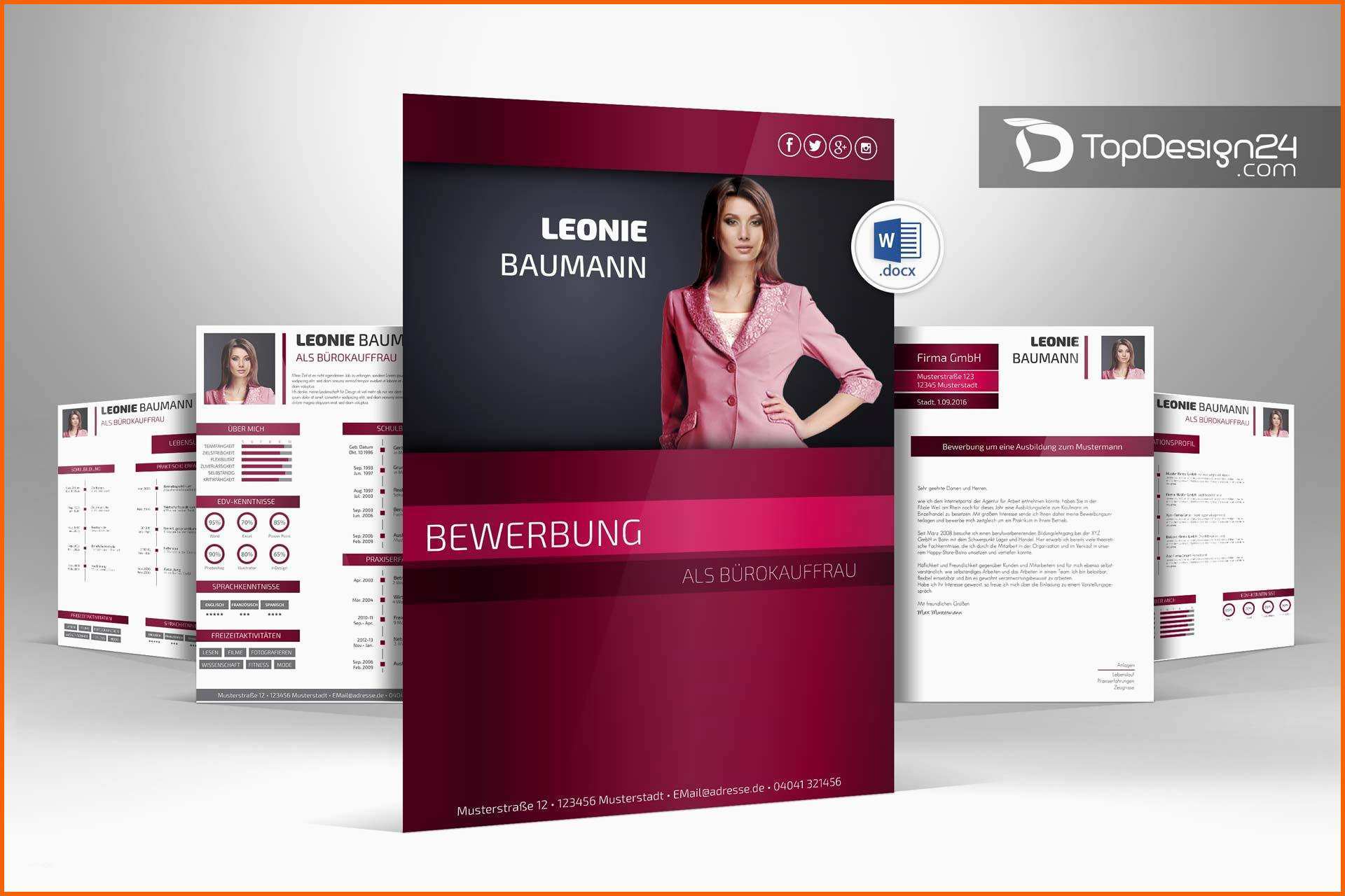 Beeindruckend Bewerbung Deckblatt Modern topdesign24