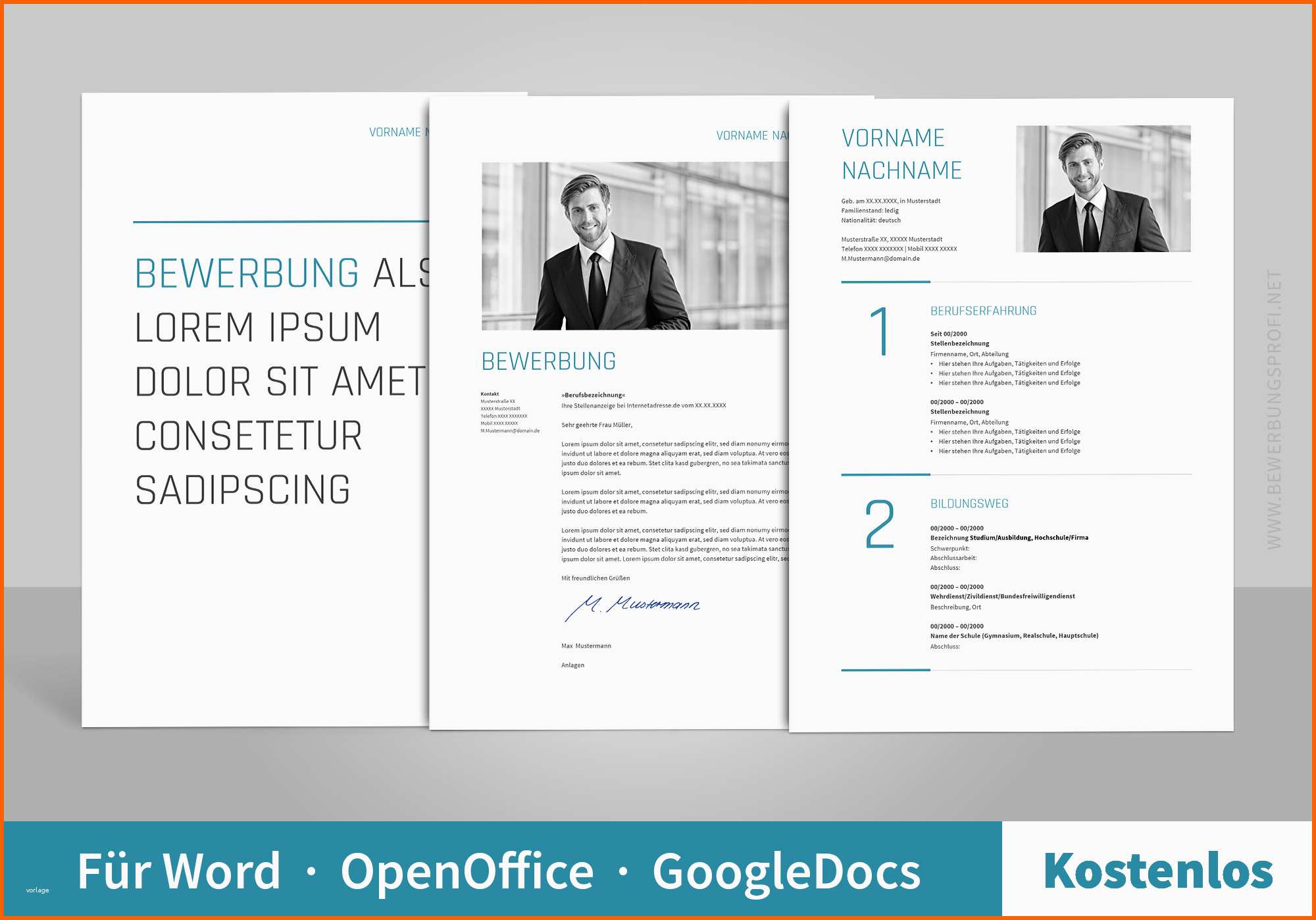 Beeindruckend Bewerbung Muster & Vorlagen Bewerbungsprofi Net