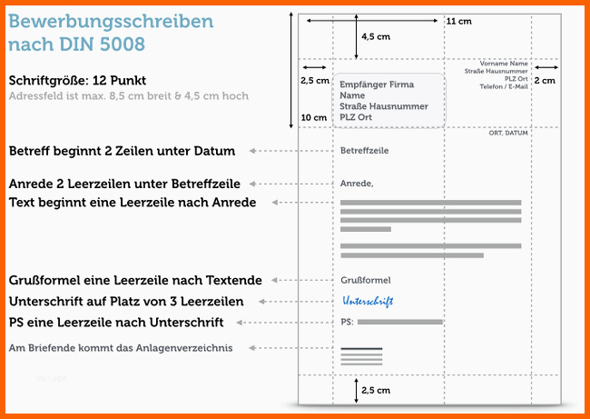 bewerbung din 5008