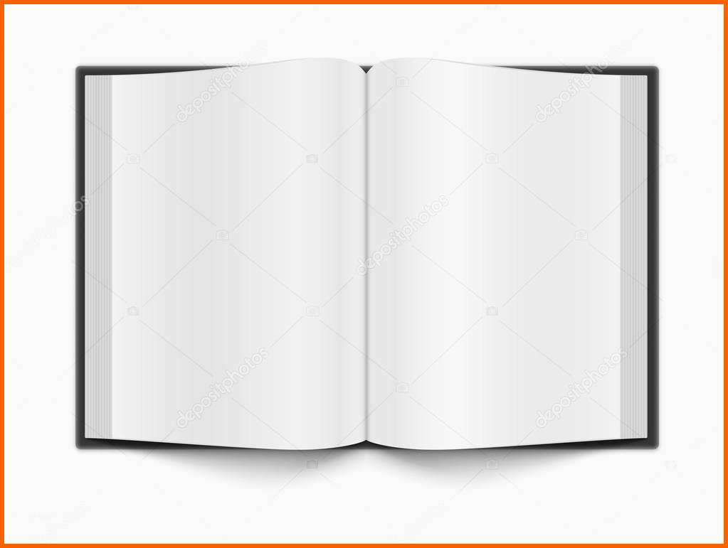 Beeindruckend Buch Vorlage — Stockvektor © Davooda