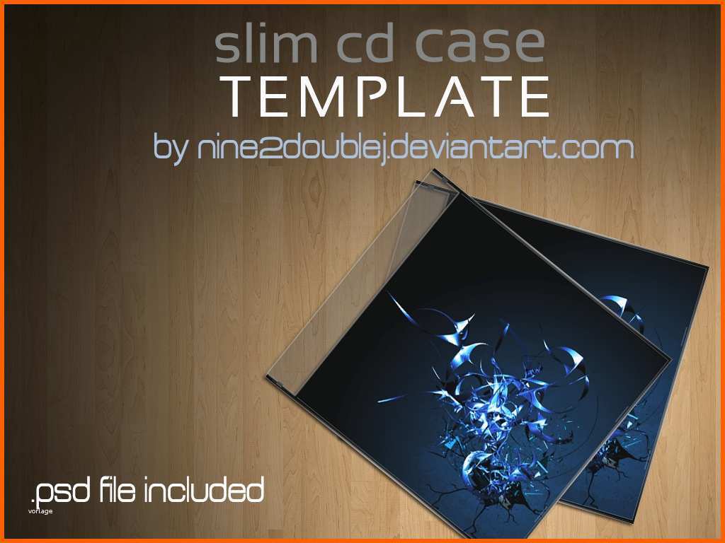 Beeindruckend Cd Cover Slimcase Vorlage Word Cd Case Template for