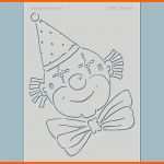 Beeindruckend Clown Schablone Karneval