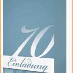 Beeindruckend Einladung Zum Geburtstag 70 Vorlage