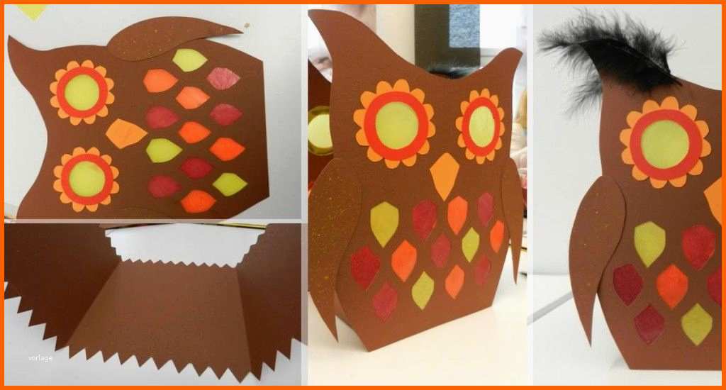 Beeindruckend Kostenlose Diy Vorlage Laterne Eule Selber Basteln